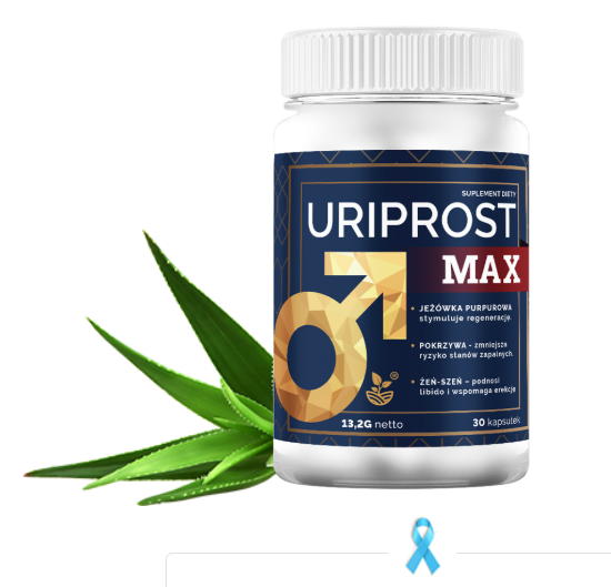 alt="Uriprost Max suplement prostaty recenzje"